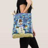 Tote Bag Snowie Snowman (De près)