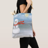 Tote Bag Snowman (De près)