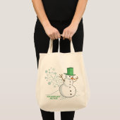 Tote Bag Snowman Farts Snowflics (Devant (produit))