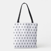 Tote Bag Snowman Golf Swing (Dos)