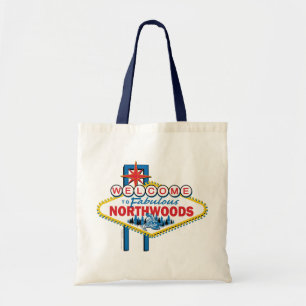 Tote Bag Snowmobiling/Welcome to the Northwoods