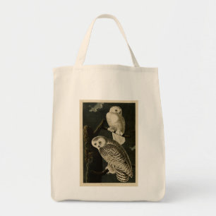 Tote Bag Snowy Owl, John James Audubon's Birds of America