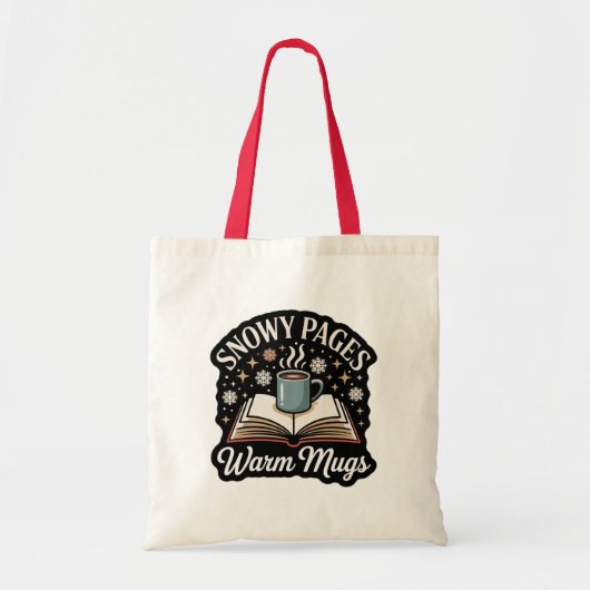 Tote Bag Snowy Pages Cozy Reading Tote (Devant)