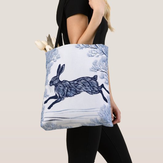 Tote Bag Snowy Serenity (De près)