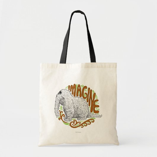 Tote Bag Snuffleupagus B&W Dessin croisé (Devant)