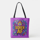 Tote Bag Sober AF - (Dos)