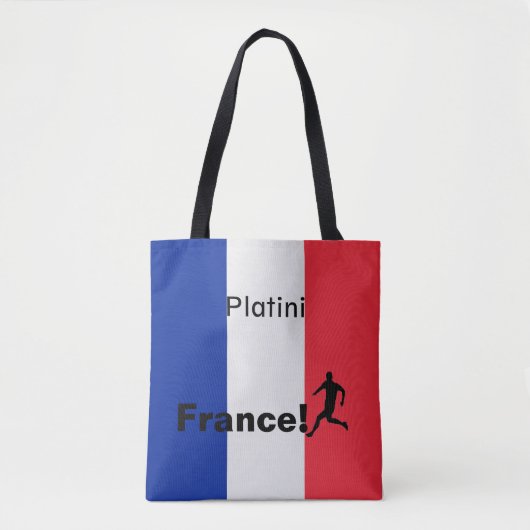 Tote Bag Soccer France, personnalisable (Devant)