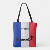Tote Bag Soccer France, personnalisable (Dos)