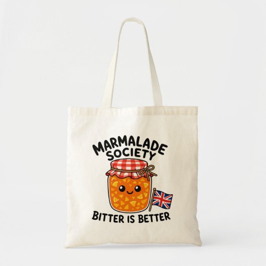 Tote Bag Société de la Marmelade Pot de Dessin Animé Drôle (Devant)