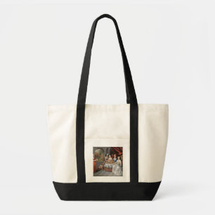 Tote Bag Société élégante dinant dans un hall à colonn