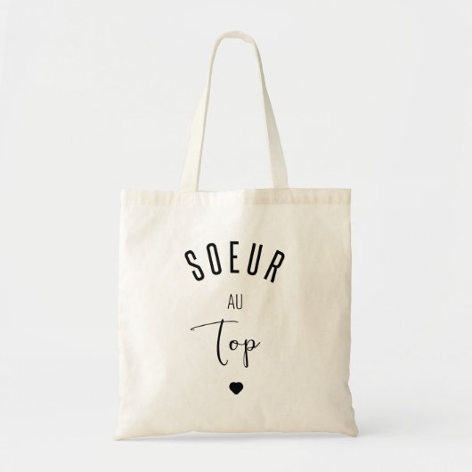 TOTE BAG SOEUR AU TOP (Devant)