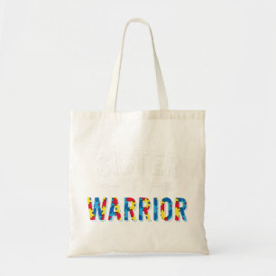 Tote Bag Soeur D'Un Guerrier Design. Mettez la pièce du puz