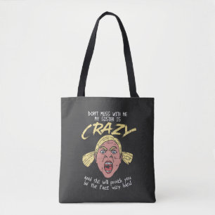 Tote Bag Sœur folle