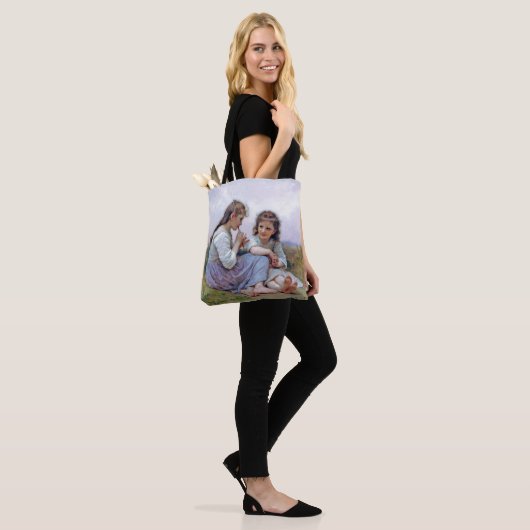 Tote Bag Soeurs, Bouguereau (Sur le modèle)