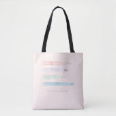Tote Bag Soft Data | Par les chiffres : Comment j'ai survéc (Devant)
