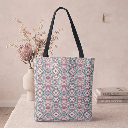 Tote Bag Soft Diamond & Oval Symmetry