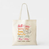 Tote Bag Soft Kitty Chaleureux Kitty Petit Boule De Dormir  (Dos)