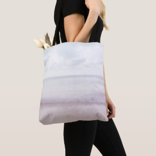 Tote Bag Soft Pastel Ocean Waves 4 #ocean#art