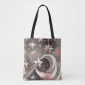 Tote Bag Soft Taupe Rose Moon Warm Neutral Aesthetic (Devant)