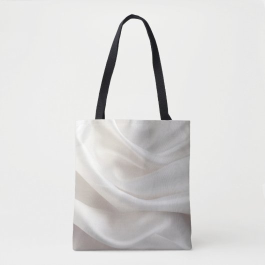 Tote Bag Soie blanche (Devant)