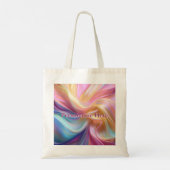 Tote Bag Soie pastel colorée (Dos)
