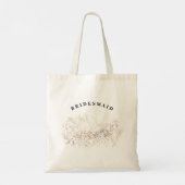 Tote Bag Soignée de la main tiré botanique (Dos)