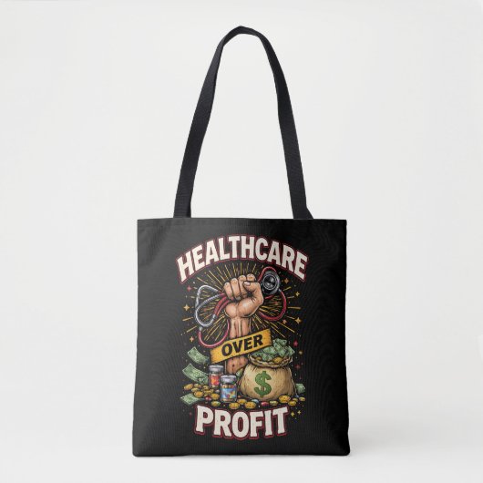 Tote Bag Soins avant le profit (Devant)
