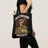 Tote Bag Soins avant le profit (De près)