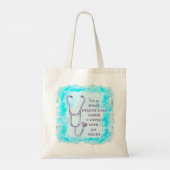 Tote Bag Soins de santé à domicile Infirmière Coeur (Dos)