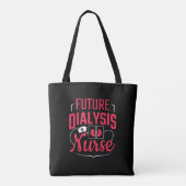 Tote Bag Soins infirmiers de dialyse future Néphrologie Soi (Dos)