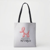 Tote Bag Soins pour animaux de compagnie Gros assis Baignad (Devant)