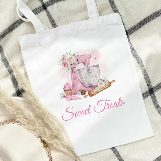 Tote Bag Soins sucrés Boulangerie rose