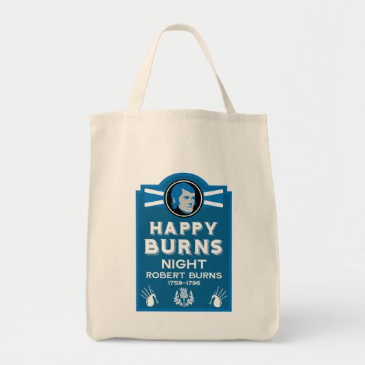 Tote Bag Soirée Burns écossaise (Devant)