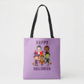 Tote Bag Soirée costumée pour enfants d'Halloween (Devant)