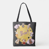 Tote Bag Soirée costumée pour enfants d'Halloween (Dos)