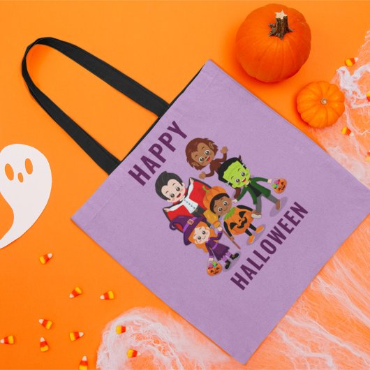 Tote Bag Soirée costumée pour enfants d'Halloween