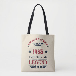 Tote Bag Soirée de 40 ans vintage personnalisée