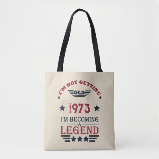 Tote Bag Soirée de 50 ans vintage personnalisée (Devant)
