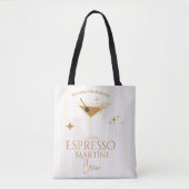 Tote Bag Soirée de Fiançailles Espresso Martini (Devant)