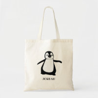 Soirée de pingouin bleu bébé personnalisée