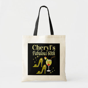 TOTE BAG SOIRÉE DU 60ÈME ANNIVERSAIRE DE GLITZY GOLD