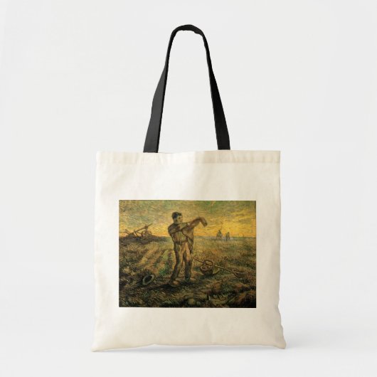Tote Bag Soirée - Fin de journée de Vincent van Gogh (Devant)