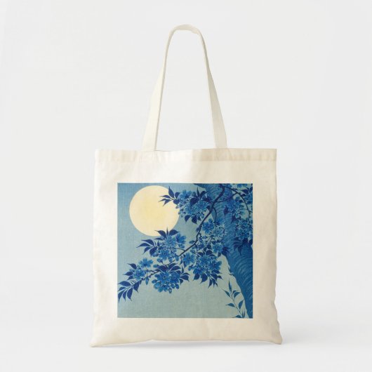 Tote Bag Soirée Lune Arbre Bleu Lune (Devant)