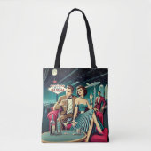 Tote Bag Soirée Martini Las Vegas Age Spatial (Devant)