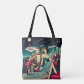 Tote Bag Soirée Martini Las Vegas Age Spatial (Dos)