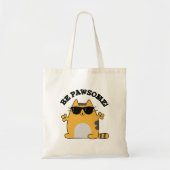 Tote Bag Sois Paw-some Funny Awesome Chat Pun (Devant)