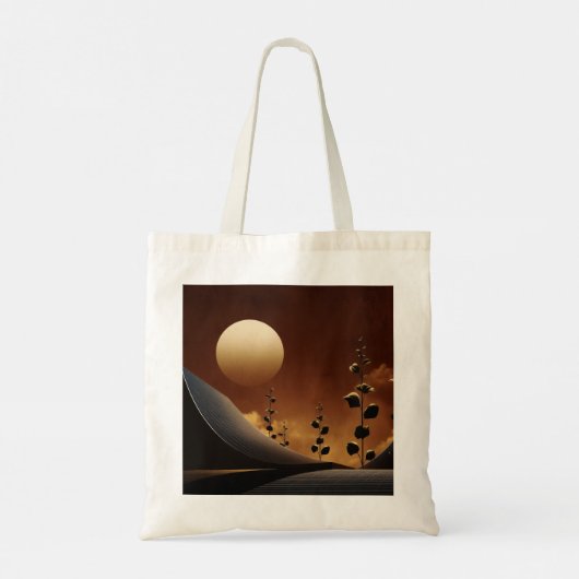 Tote Bag Solar Horizon Fourre-tout - Conception Solarpunk m (Dos)