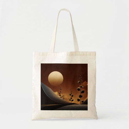 Tote Bag Solar Horizon Fourre-tout - Conception Solarpunk m (Devant)