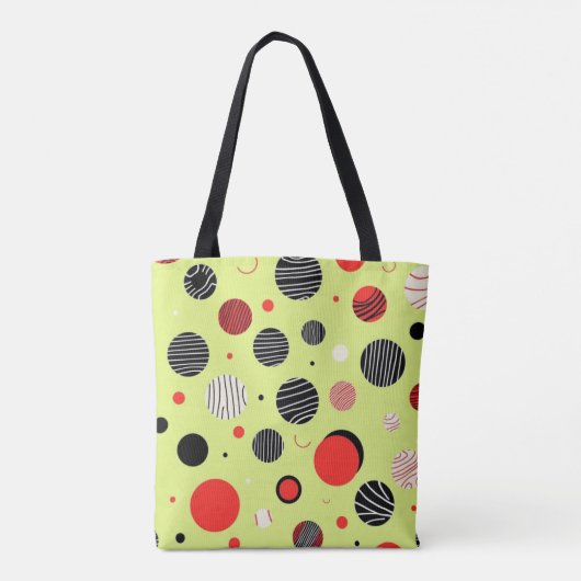 Tote Bag Solar Pop Abstract Geometric (Dos)