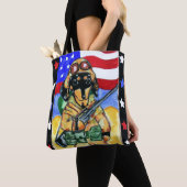 Tote Bag Soldat Doxie (De près)